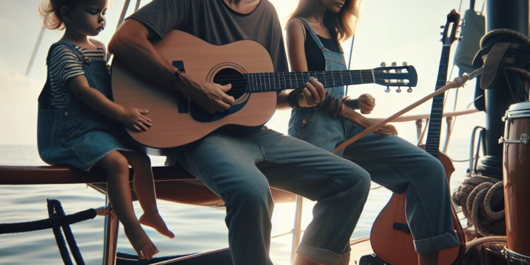 el cantante que muestra cómo es vivir y trabajar en un crucero con su esposa y su hija de 2 años
