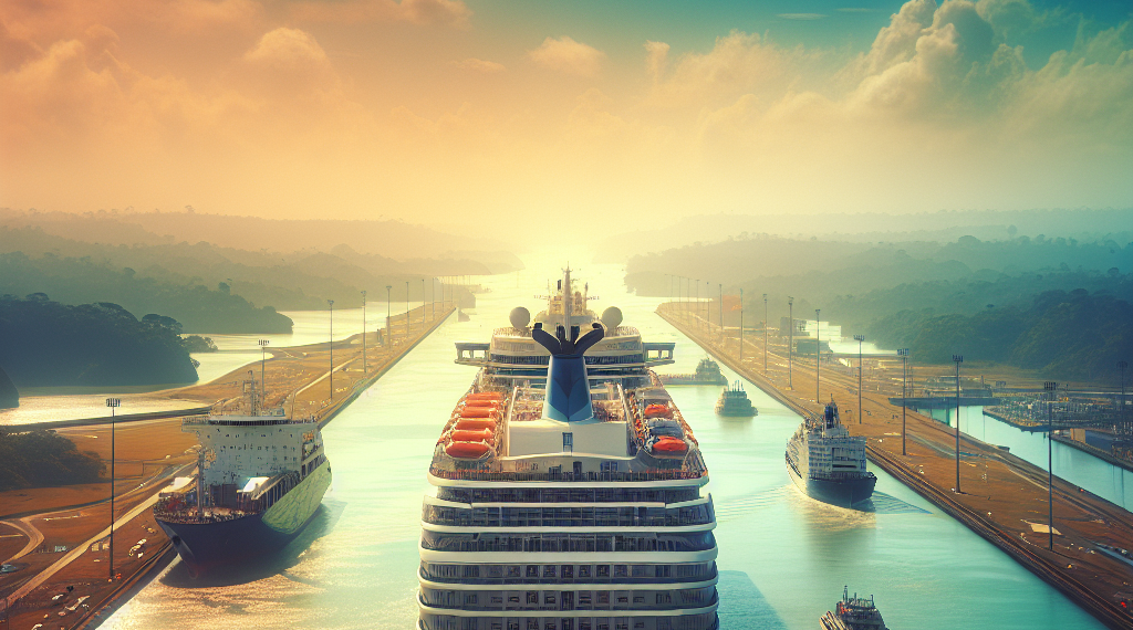 Así fue el paso del Disney Adventure, el crucero más grande que ha transitado por el canal de Panamá - Nacionales
