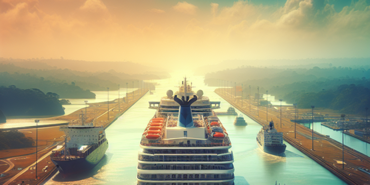 Así fue el paso del Disney Adventure, el crucero más grande que ha transitado por el canal de Panamá - Nacionales