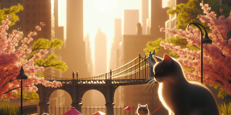 Cat Power: New York City’s Shop Cats Play With Spring Baubles