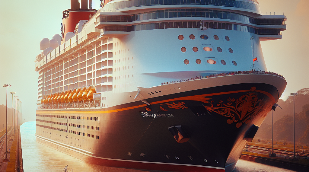Disney Adventure se convierte en el crucero de mayor capacidad y tonelaje en cruzar Canal de Panamá