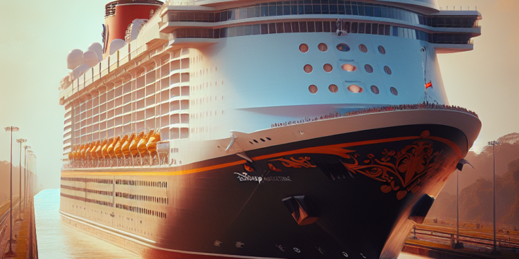 Disney Adventure se convierte en el crucero de mayor capacidad y tonelaje en cruzar Canal de Panamá