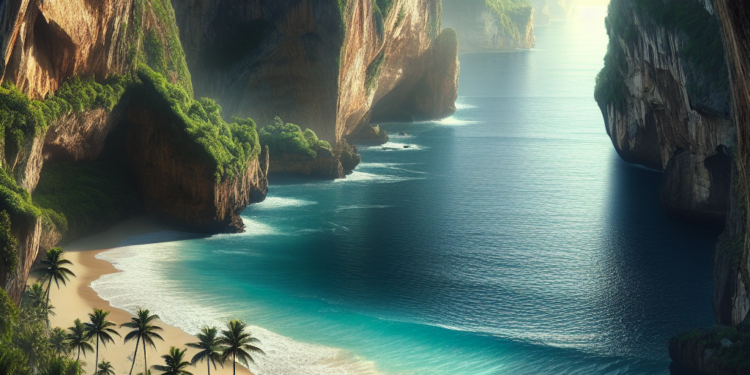 El pueblo donde se rodó una de las películas más vistas de Netflix: cuenta con una playa de aguas cristalinas y espectaculares jardines sobre un acantilado