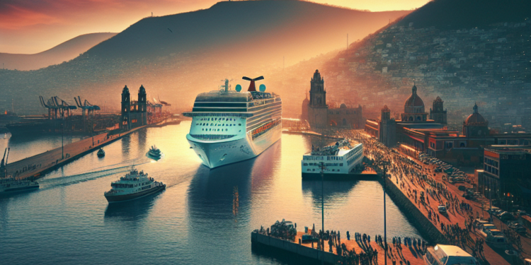 Turistas en el marco del Carnaval Internacional en Mazatlán. Foto: Especial.