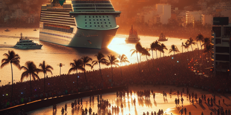 Arriban a Mazatlán más de 4 mil cruceristas en jueves de Carnaval
