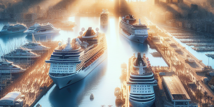 Los puertos españoles inician 2026 con 907.114 cruceristas, un 12,7% más, y 332 buques (+17,7%)