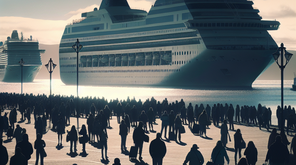 2.700 pasajeros arribaron a Punta Arenas a bordo de dos cruceros