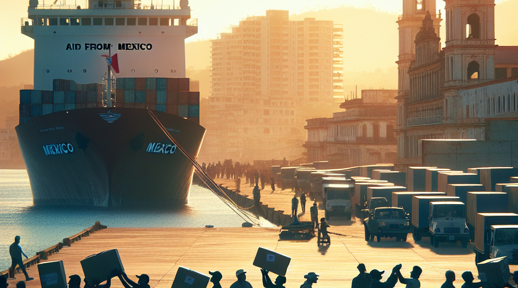 México entrega ayuda humanitaria a Cuba ante crisis energética y bloqueo