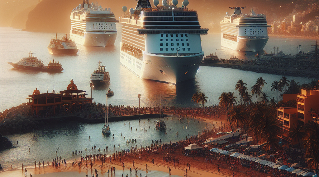 Navieras cancelan más arribos de cruceros internacionales a Puerto Vallarta; hasta nuevo aviso