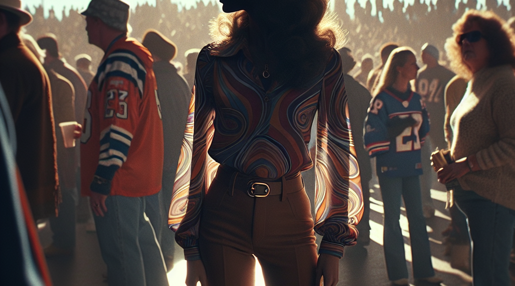 Antes del Super Bowl 2026, Eiza González luce perfecta con una blusa de los 2000 y pantalones acampanados
