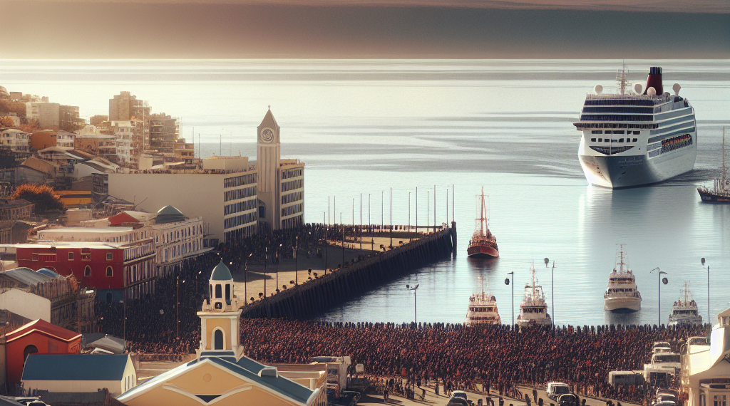 Puerto Madryn recibió al Celebrity Equinox y refuerza la temporada de cruceros en Chubut