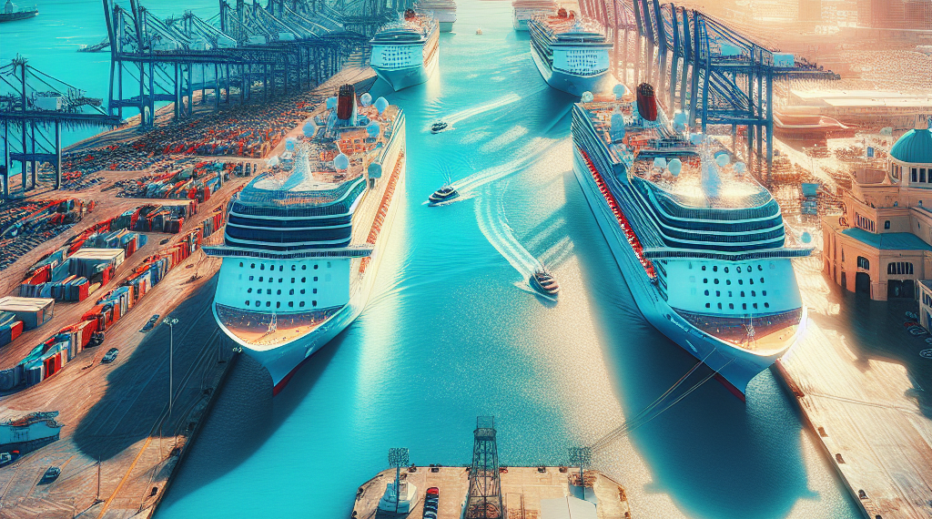 Puerto de San Antonio atiende doble recalada de cruceros