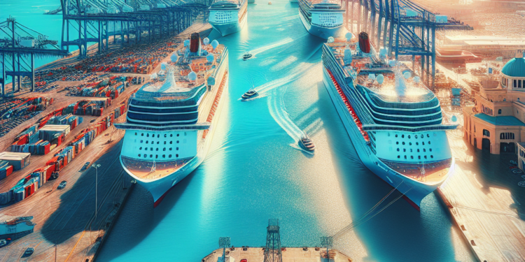 Puerto de San Antonio atiende doble recalada de cruceros