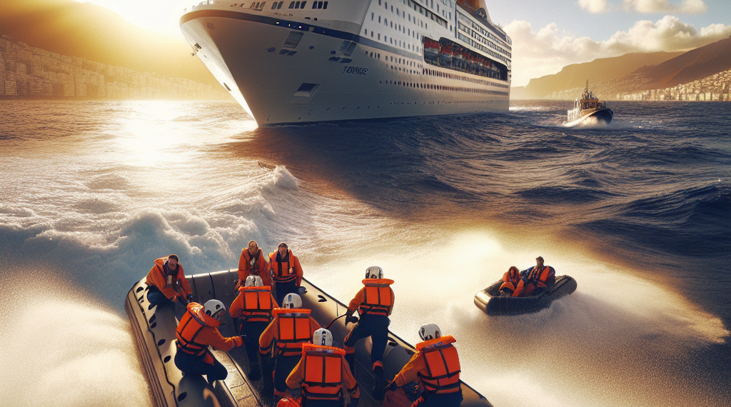 Evacúan de urgencia a un tripulante de un crucero que acababa de salir de Tenerife