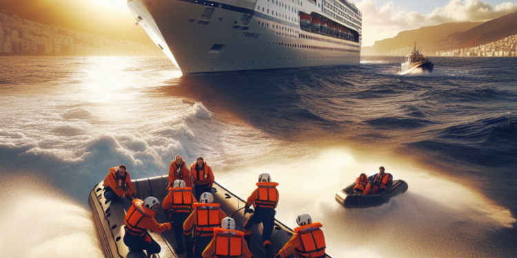 Evacúan de urgencia a un tripulante de un crucero que acababa de salir de Tenerife