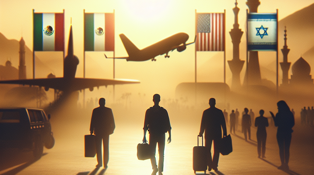 SRE pide a los mexicanos evitar viajes a Israel e Irán