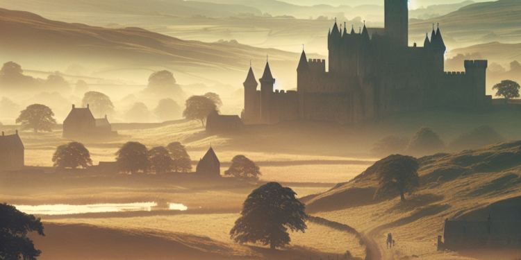 con trazado medieval y tierra de frontera