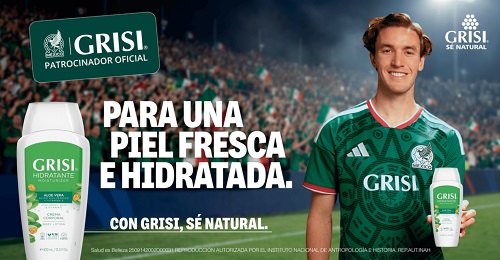 Grisi se pone la verde y lanza campaña “Sé natural con Grisi” para apoyar a la Selección Nacional de México