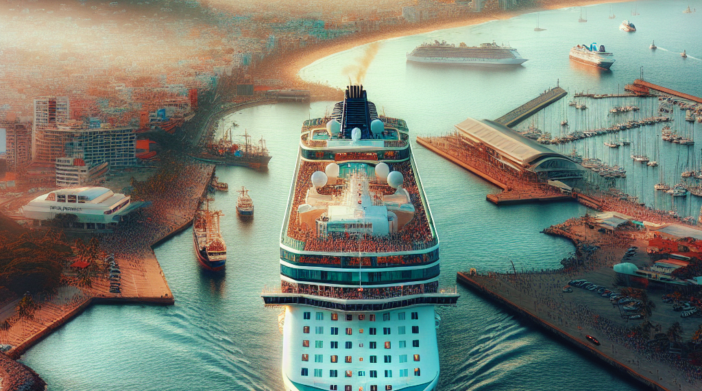 La Jornada - Acapulco recibe al crucero Norwegian Jade con más de 3 mil visitantes