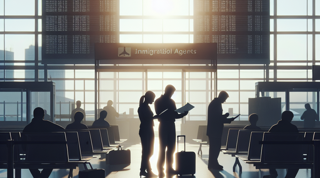 Agentes de ICE empiezan a revisar documentos en algunos aeropuertos