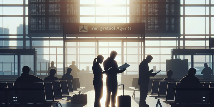 Agentes de ICE empiezan a revisar documentos en algunos aeropuertos