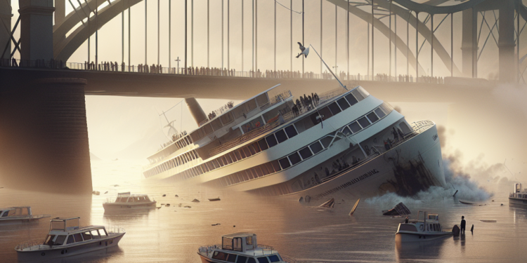 Países Bajos: Cancelan viaje del A-Rosa Sena por el Rhin tras chocar contra un puente