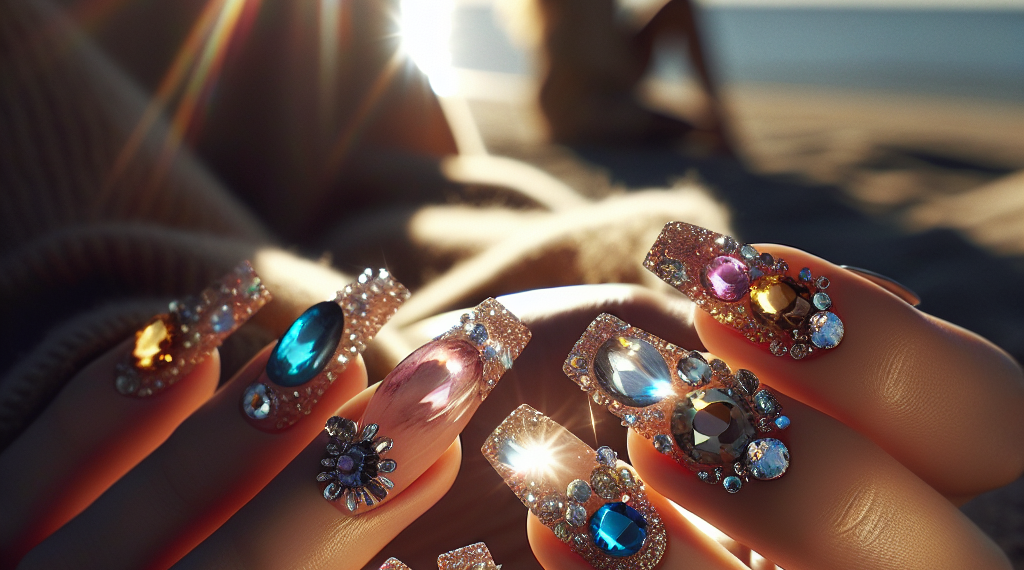 Rock On: Gem Nails Are Spring 2026’s Sparkliest Nail Trend