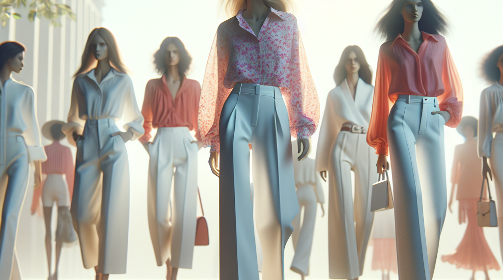 Ideas de pantalones blancos con blusas de colores que resuelven los looks en primavera 2026