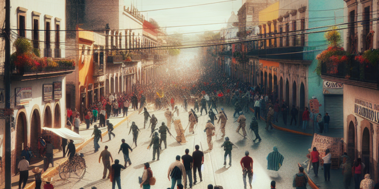 Comerciantes del Mercado Morelos cierran crucero de la Pepsi