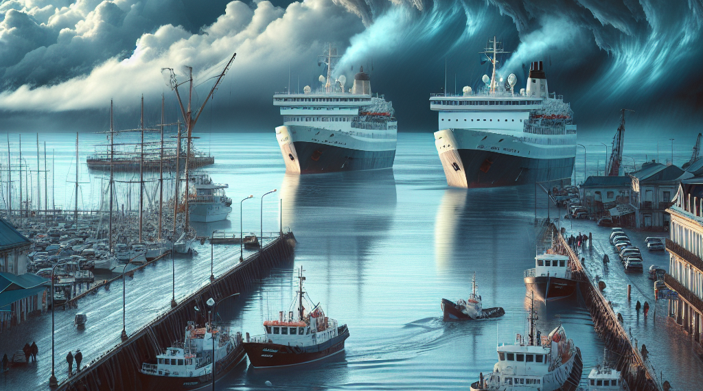 Dos cruceros recalaron en Puerto Madryn tras cambios de itinerario por mal clima