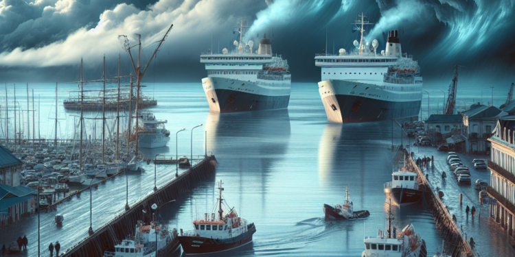 Dos cruceros recalaron en Puerto Madryn tras cambios de itinerario por mal clima