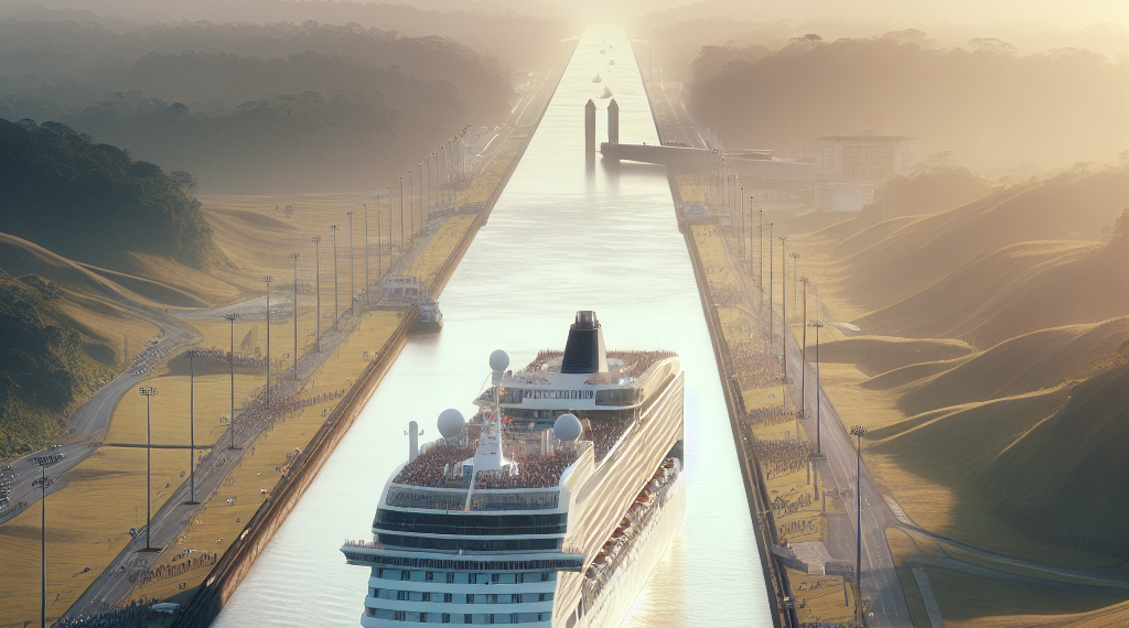 Canal de Panamá recibe primer tránsito de crucero de línea Virgin Voyages