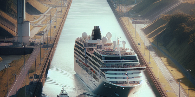 Canal de Panamá recibe primer tránsito de crucero de línea Virgin Voyages