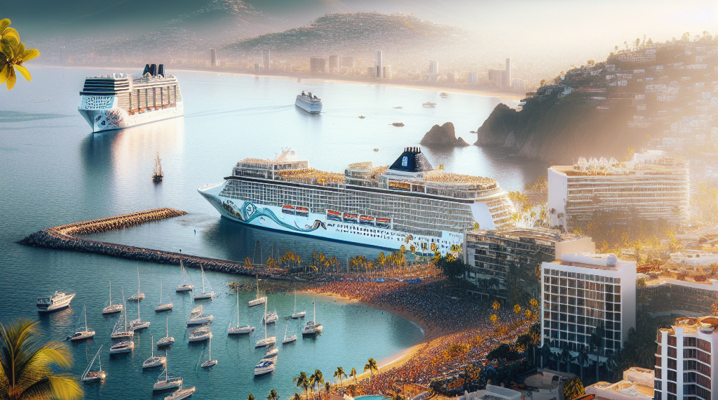 Atraca el Norwegian Bliss en Puerto Vallarta
