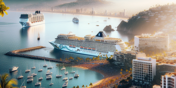 Atraca el Norwegian Bliss en Puerto Vallarta