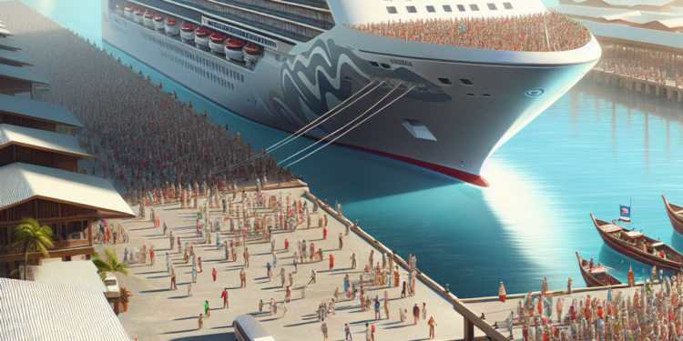 Crucero Norwegian Jade llega a El Salvador con 2,000 turistas a bordo