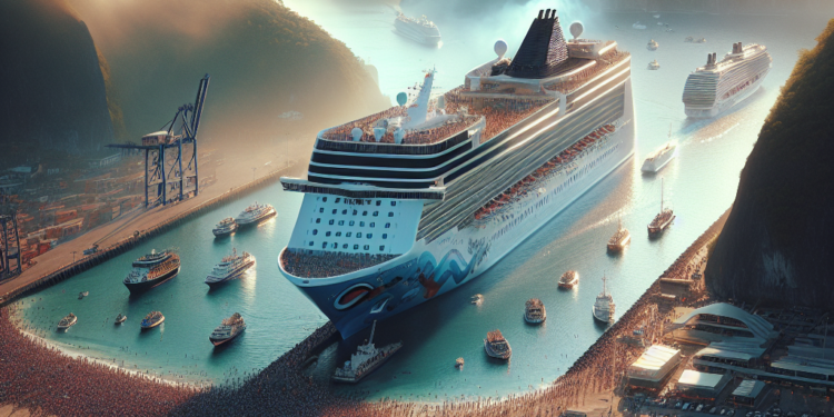 Llega por primera vez a Manzanillo el crucero Norwegian Jade con más de dos mil pasajeros