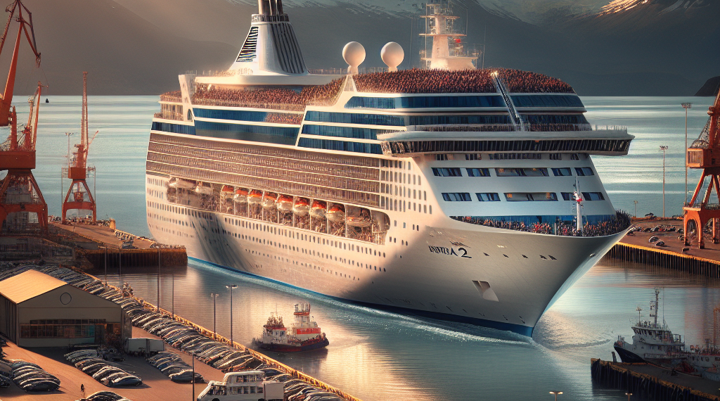 El crucero de lujo Europa 2 arribó a Puerto Madryn con más de 800 personas