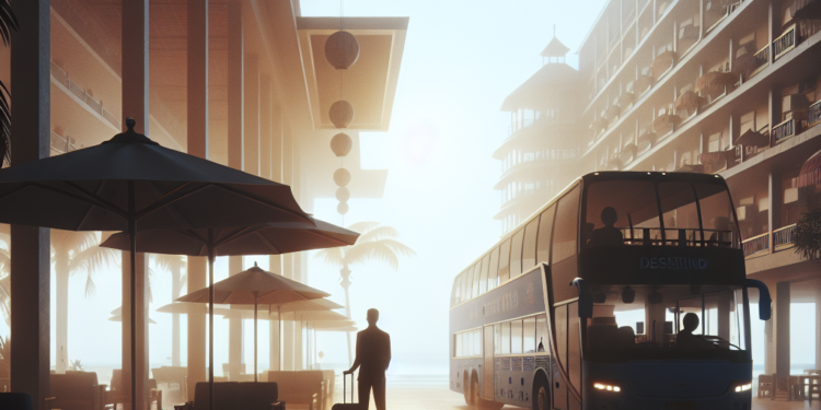 Admira las vibrantes flores rojas del árbol de kapok en dos templos sagrados de la ciudad costera.