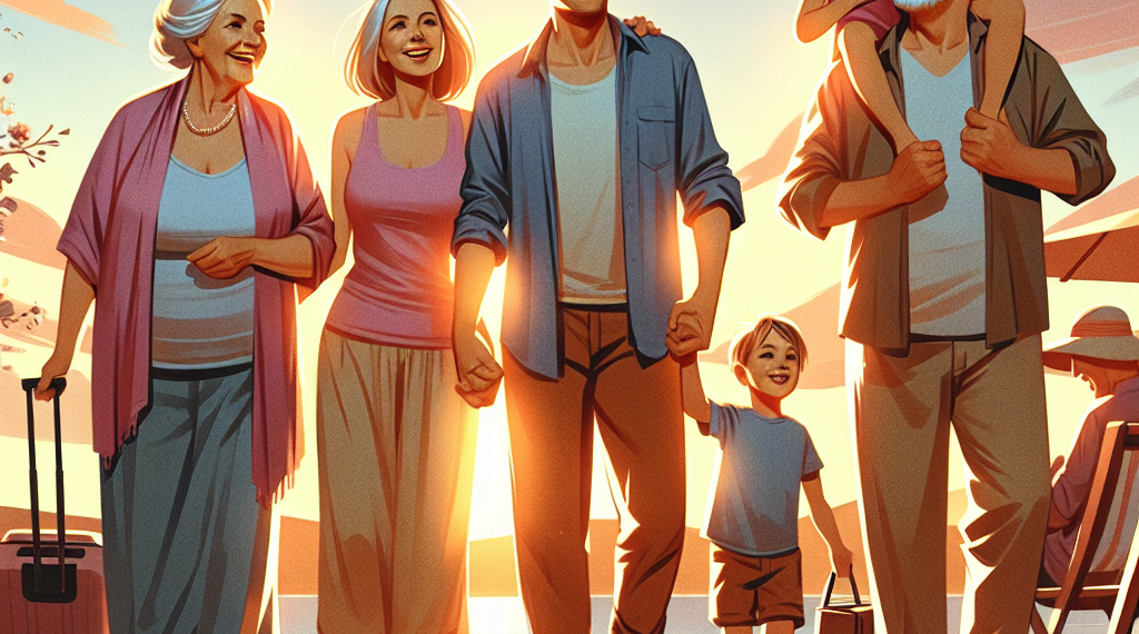 La nueva forma de viajar en familia: cuando abuelos, padres y nietos se van juntos de vacaciones