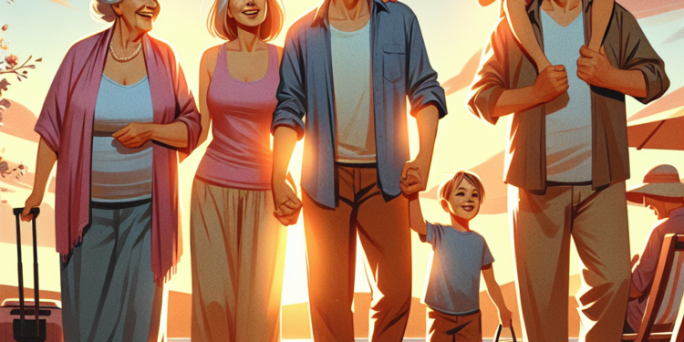 La nueva forma de viajar en familia: cuando abuelos, padres y nietos se van juntos de vacaciones