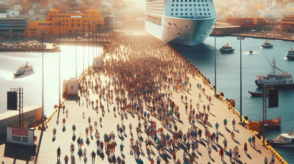 Este jueves más de 4 mil 500 turistas llegan a Mazatlán a bordo del Norwegian Bliss