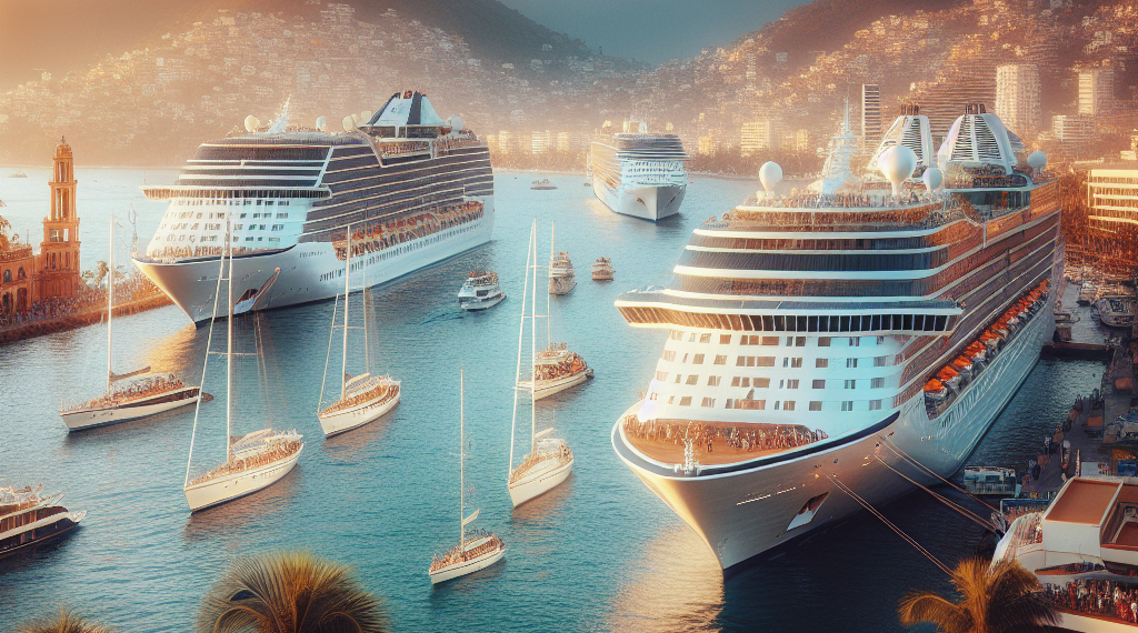 Impulsa a Puerto Vallarta doble arribo de cruceros de clase mundial