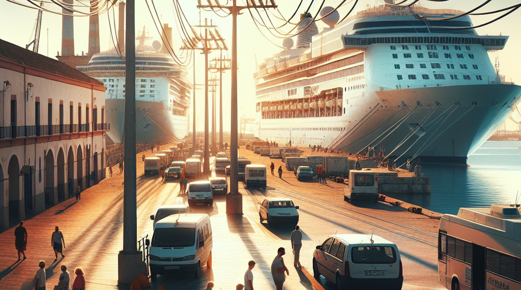 Transportes destina 950 millones de euros a la electrificación de los muelles portuarios que avanza con el primer punto de carga para cruceros en el Puerto de Cádiz