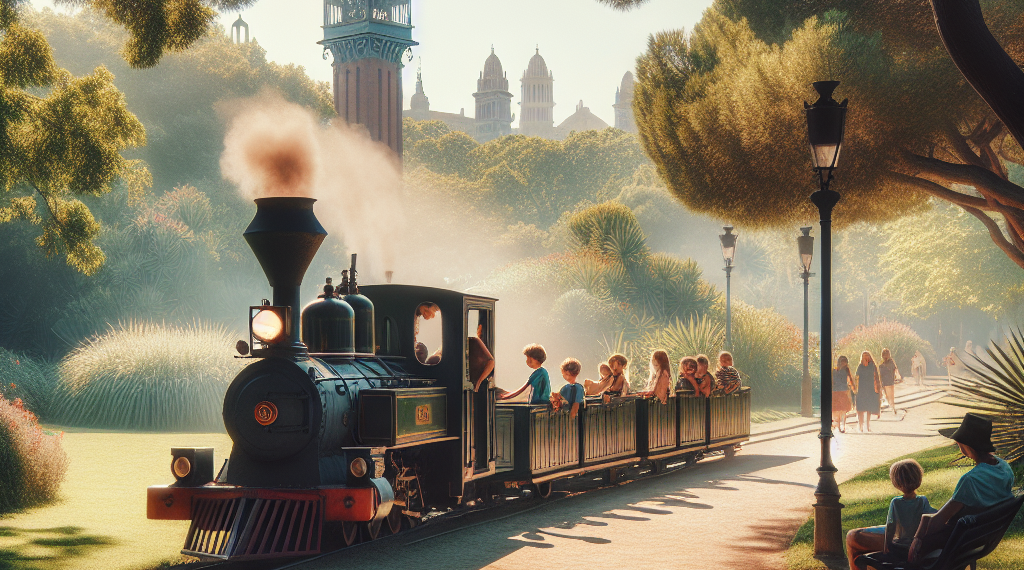 El plan de Barcelona perfecto para hacer con niños si visitas la ciudad: un tren a vapor por uno de sus parques más bonitos