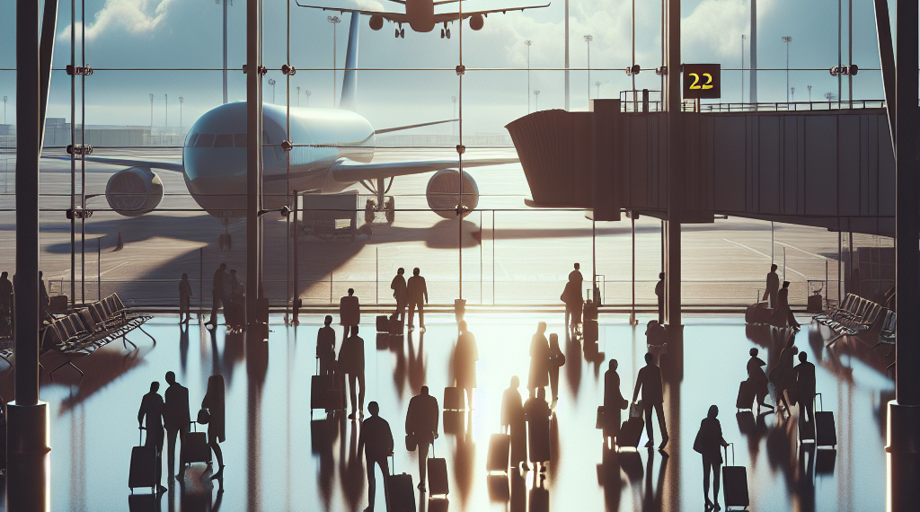 Un grupo de pasajeros sube a un aviónen el aeropuerto de Villafría.-RAÚL G. OCHOA