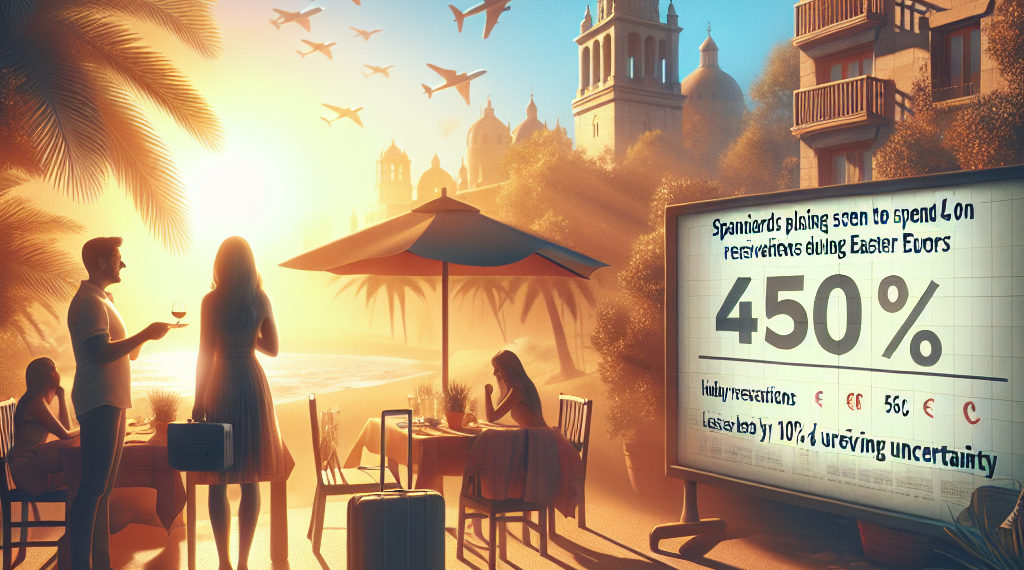 Los españoles gastarán 450 euros en reservas online de viajes en Semana Santa, un 10% menos por incertidumbre