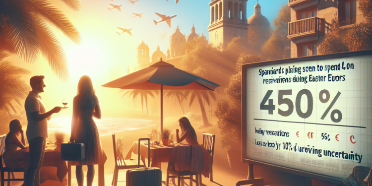Los españoles gastarán 450 euros en reservas online de viajes en Semana Santa, un 10% menos por incertidumbre