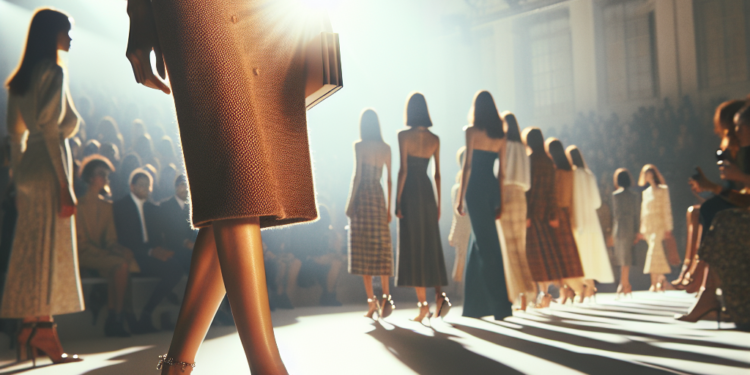 Ludwika Paleta conquista Milan Fashion Week con vestido midi y zapatos mules elegantes