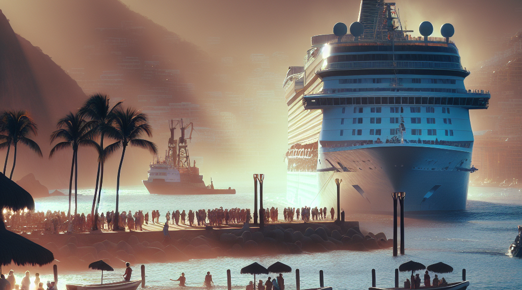 Más de 4 mil visitantes llegan a Vallarta en uno de los cruceros más grandes del Pacífico
